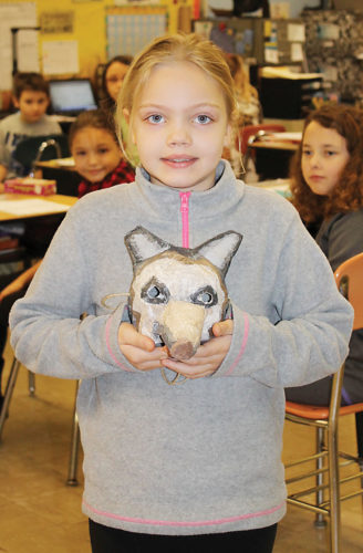 Photos submitted to Times Observer Mrs. Schmidt's third grade class read the play, 